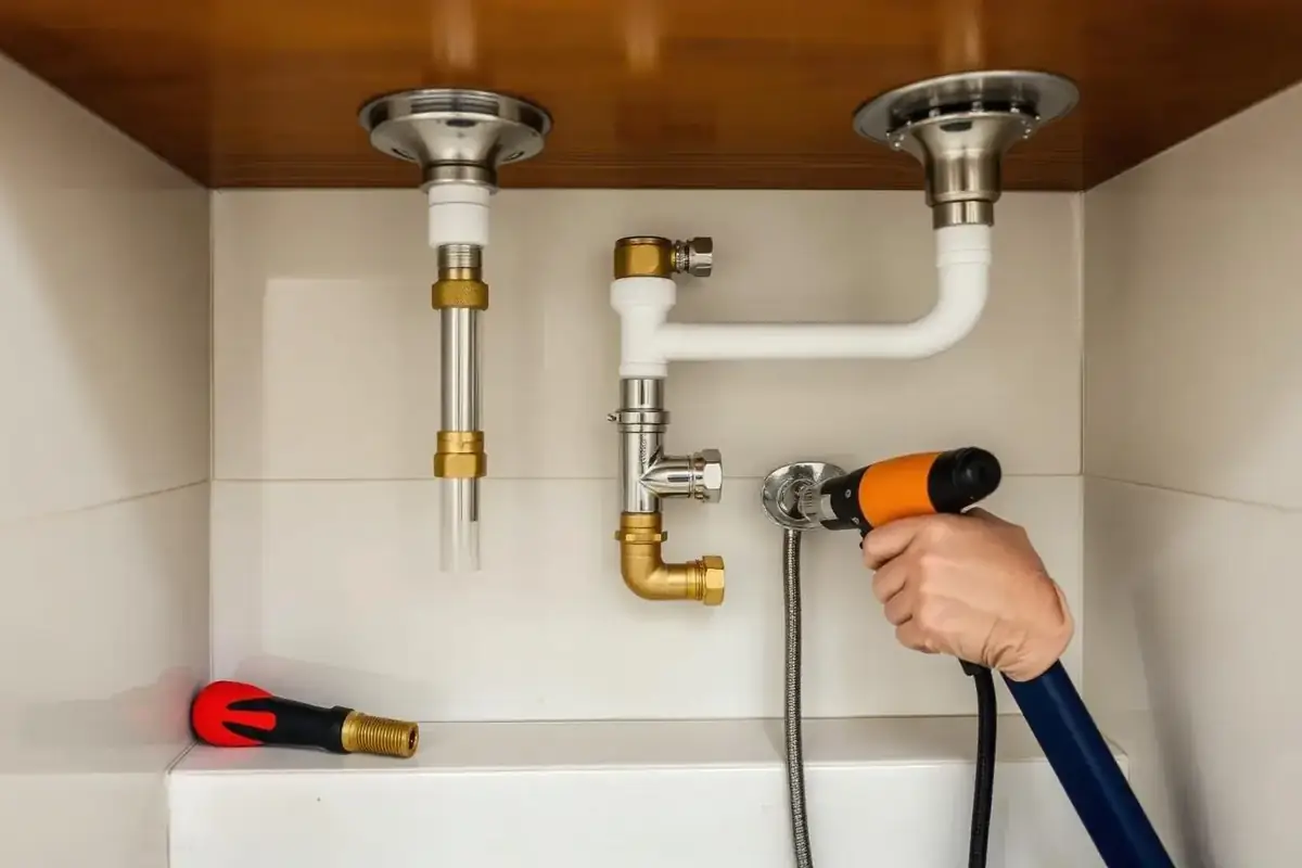 Licensed plumbing services for villa bathrooms in Dubai by INFRAMEX Projects